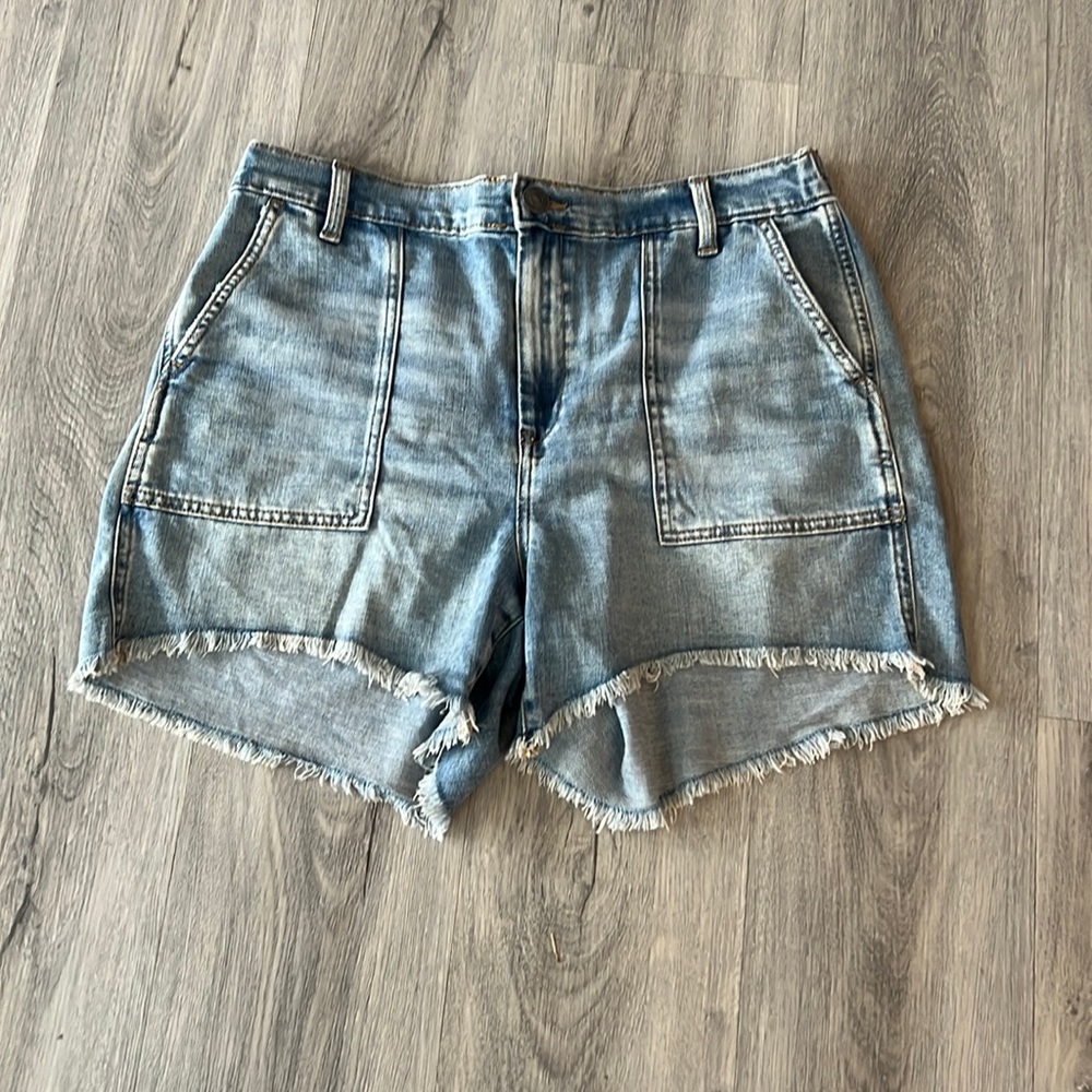 Aerie blue denim jean shorts size large